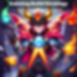 Gaming Build Strategy A character optimizing their gaming build with agility and powerful skills, surrounded by important items like Lord's Soul and Gog's.