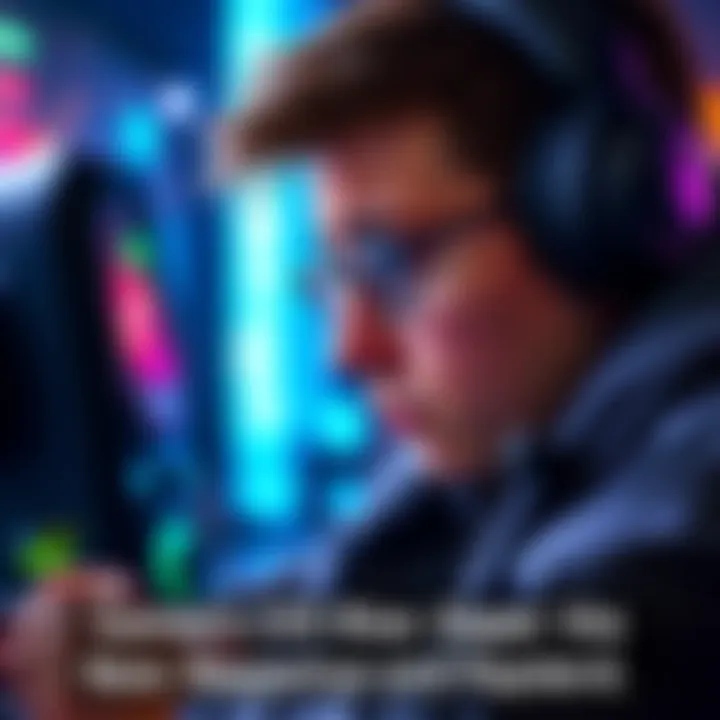 Gaming CEO Departure A concerned gamer looking at a gaming console with a worried expression, symbolizing uncertainty in the gaming industry after a CEO leaves.