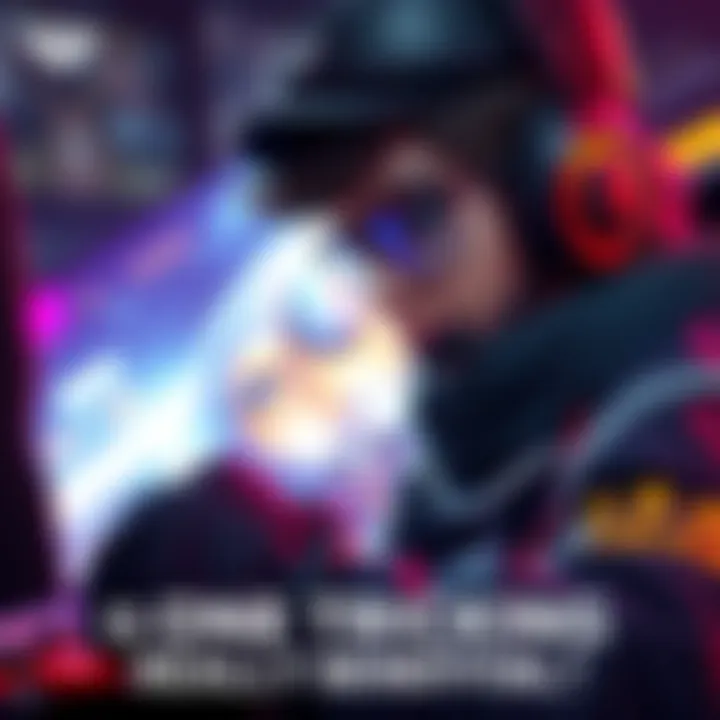 Gaming character in action A skilled gamer focuses on mastering a single character in a competitive environment, showcasing their skills and strategies while playing as Brigette.