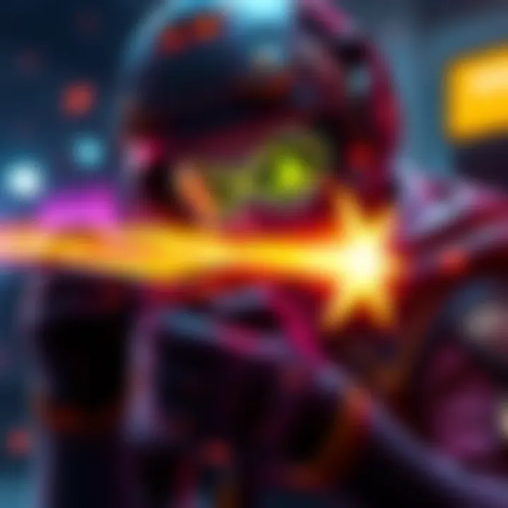 A gaming character displaying a critical hit with a visual effect indicating over 100% crit chance.