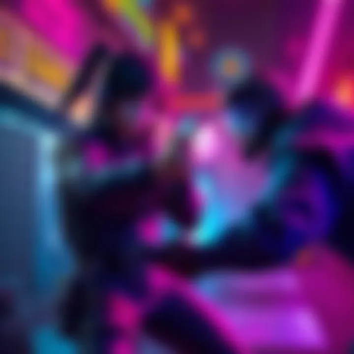 A character named Sable performs a Bluetooth sabotage move, disrupting a survivor's hook attempt in a vivid gaming scene.