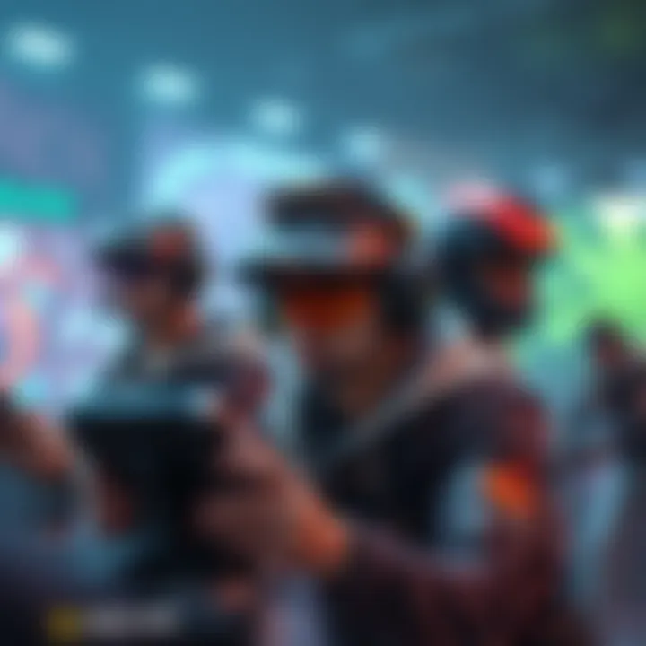 A gamer focused on mastering the character Venture in a dynamic team environment