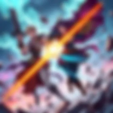 Two gaming characters from Harmony of Dissonance and Aria of Sorrow battling together in a vibrant, dynamic setting.