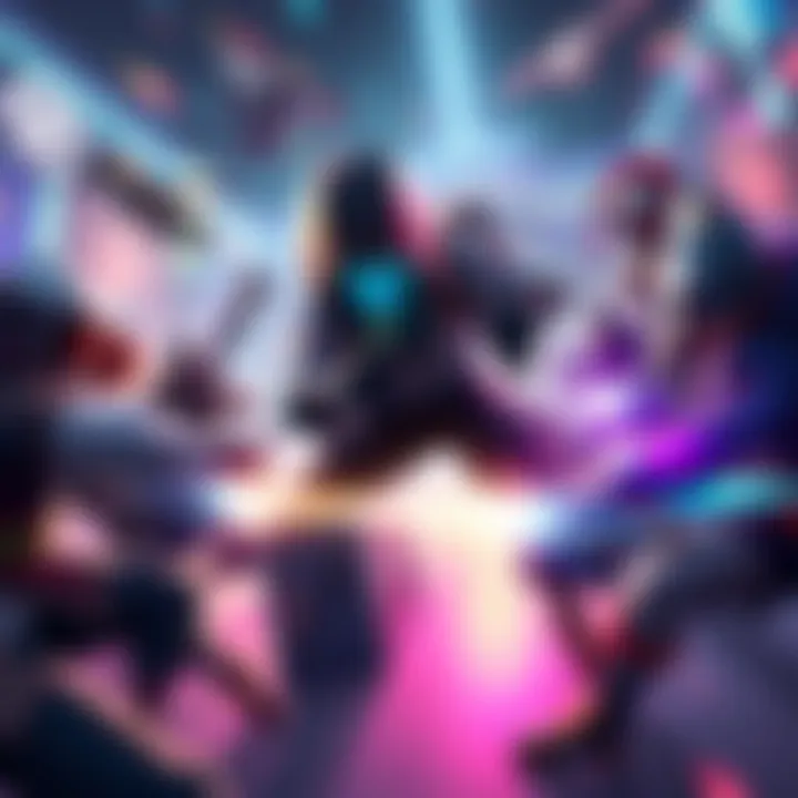 A gamer playing as different characters in a dynamic gaming environment, showcasing various abilities and styles from Seasons 16 to 18.