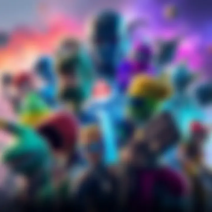 A colorful collage of various gaming characters showcasing their unique designs and styles.