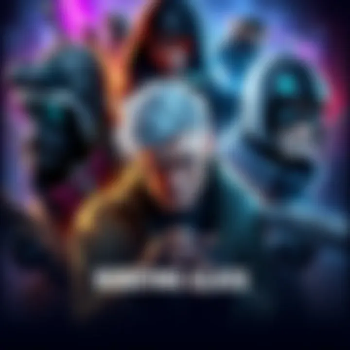 A collage of unique gaming characters showcasing diverse classes and styles from various games