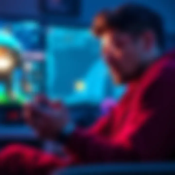 A gamer reflecting on their favorite games while holding a controller, with Marathon game imagery in the background