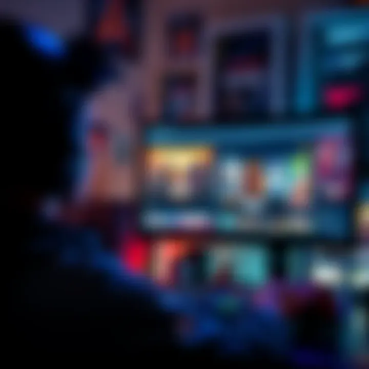 Gaming Compatibility Tools A gamer looking at a computer screen with runner compatibility websites open, highlighting different non-steam games.