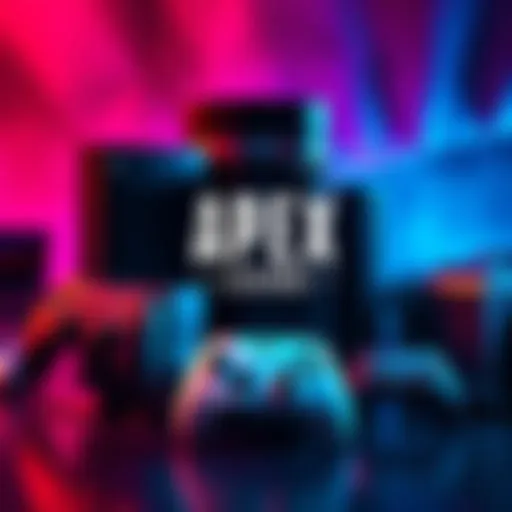 Various gaming consoles including Xbox and PlayStation ready for playing Apex Legends