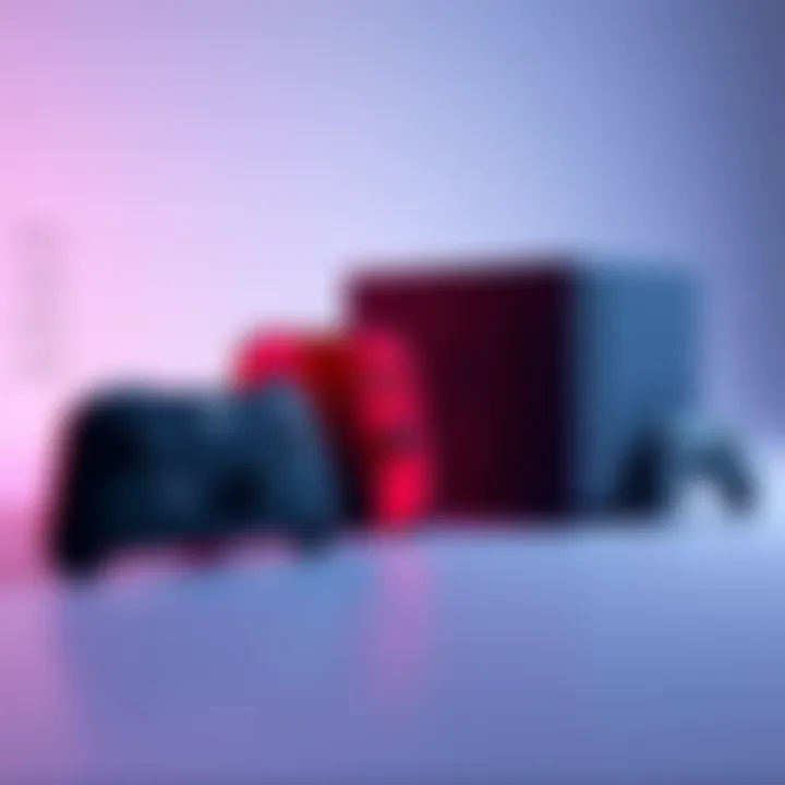 A chart showing rising prices for Nintendo Switch 2 and Xbox Series X/S next to a PS5 console.