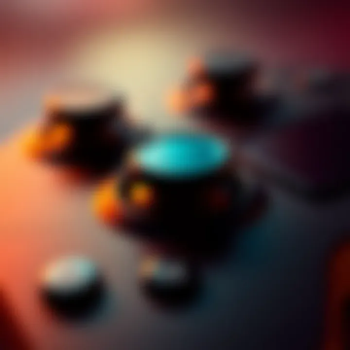 Gaming controller with stuck button Close-up of a gaming controller showing a button that appears pressed and unresponsive, highlighting the issue of automatic button pressing during gameplay.