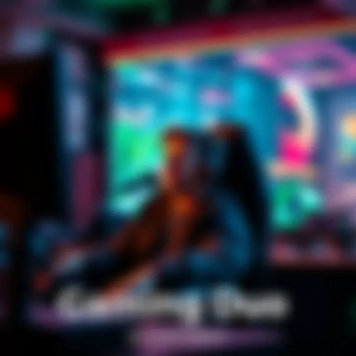 Gaming Duo Sought in London A person in a gaming chair with a microphone, ready to play video games, looking for a gaming partner in London