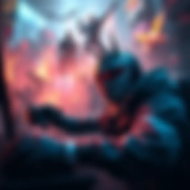 A player immersed in a video game, engaging with the Phantom Liberty add-on, surrounded by vibrant graphics and action scenes