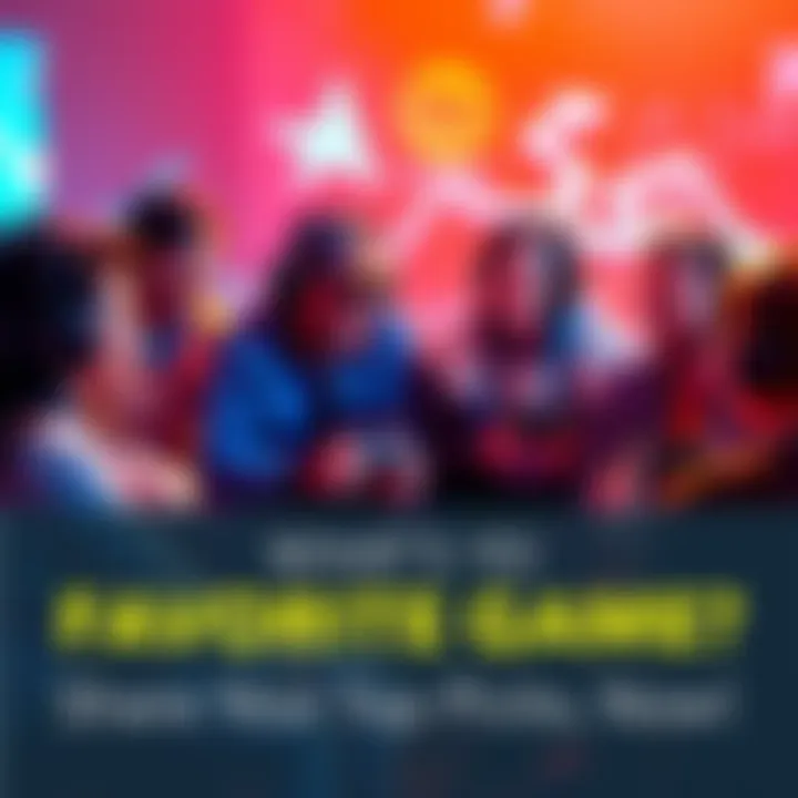 Group of people discussing their favorite video games with game controllers and consoles around them