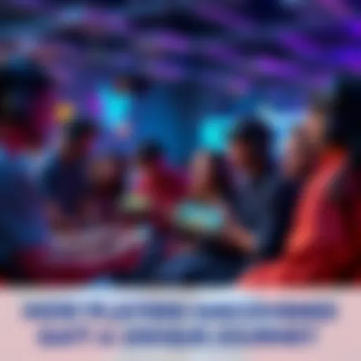 A group of people discussing their favorite hidden games on a forum, with game screenshots visible on their devices.