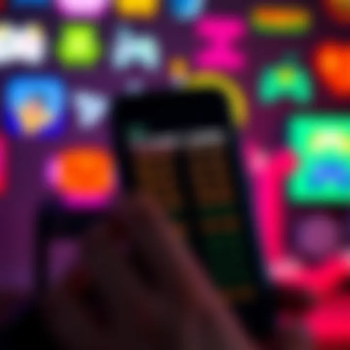 Gaming Friend Codes A close-up of a smartphone screen displaying old friend codes for a game, with nostalgic gaming icons in the background.