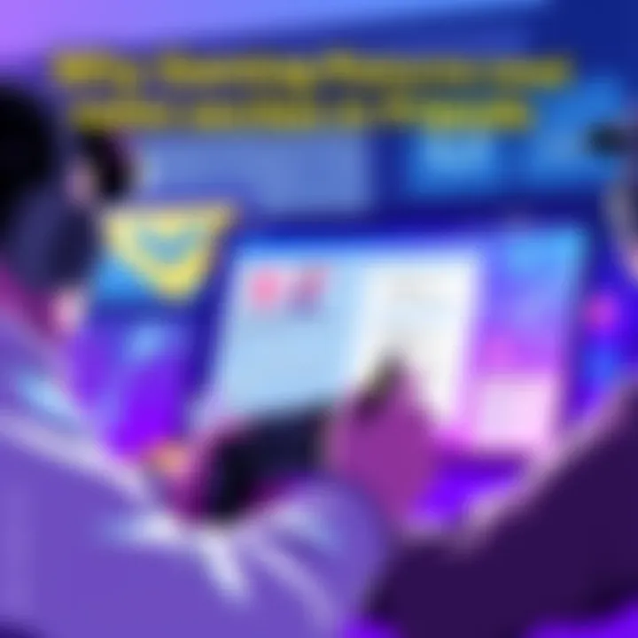 Gaming Friends Notes Section Illustration of gamers using a notes section to track details about friends in a gaming platform, with game controllers and a notepad in the background.