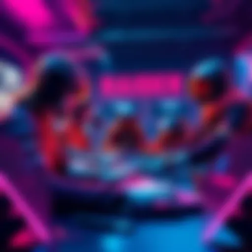 A team of gamers strategizing in a virtual environment, showcasing multiple raider slots to enhance gameplay experience