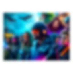 A collage of gaming YouTubers showcasing their channels with gameplay clips and lore-related content, highlighting popular games like Wilds.