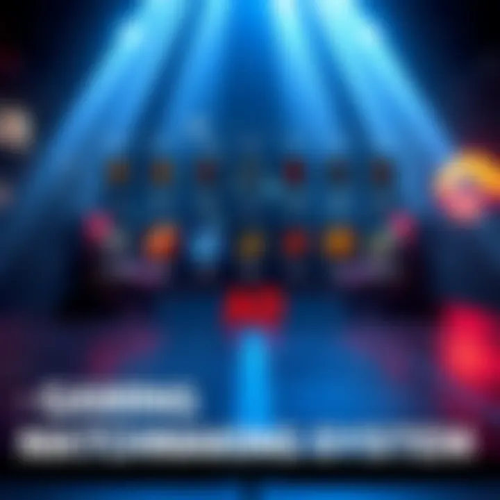 Gaming Matchmaking System Overview A visual representation of a gaming matchmaking system showing player ranks and MMR balance.