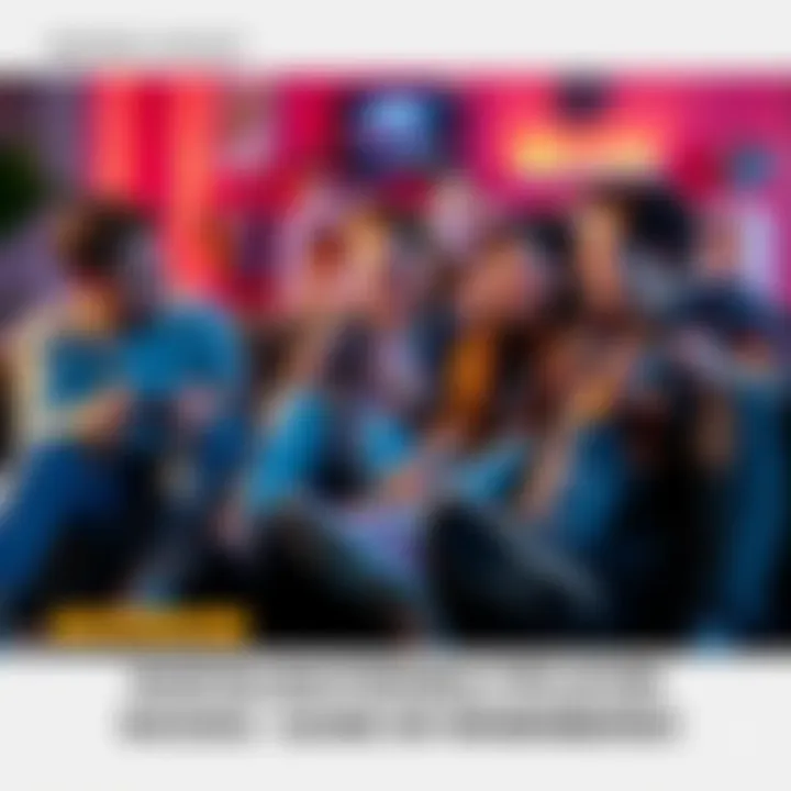 A group of friends sitting on a couch, playing video games together with controllers in hand, sharing laughter and excitement.