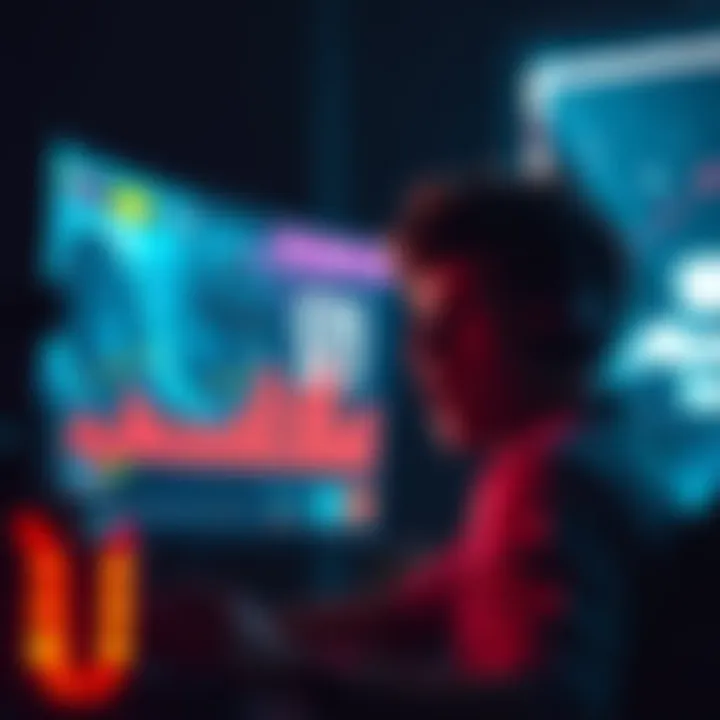 A gaming screen showing a high ping rate with a shocked player in the background after a crypto-related action.