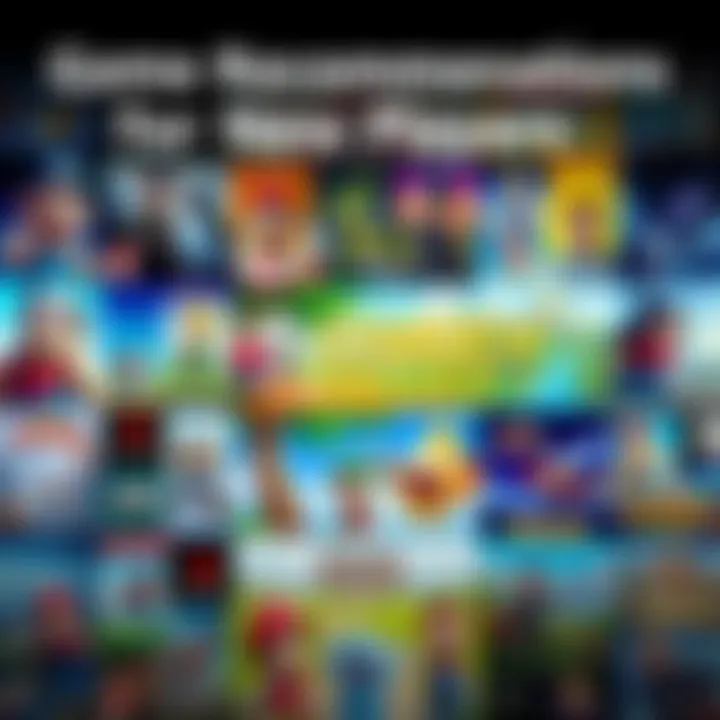 Gaming Recommendations for New Players A colorful collage of various game covers including Stardew Valley and indie titles, showcasing fun and engaging gaming experiences for newcomers.