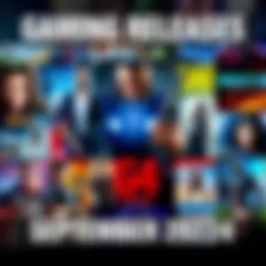Gaming Releases September 2026 A collage of various video game covers with highlights of new releases in September 2026. Characters and gameplay scenes featured prominently.