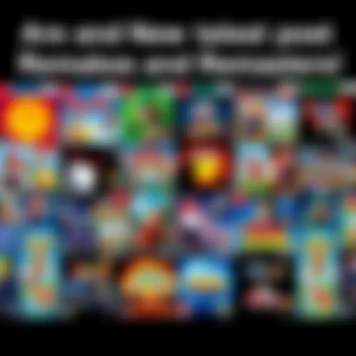 A collage of classic video game covers with a modern twist, showing the contrast between old and new graphics.