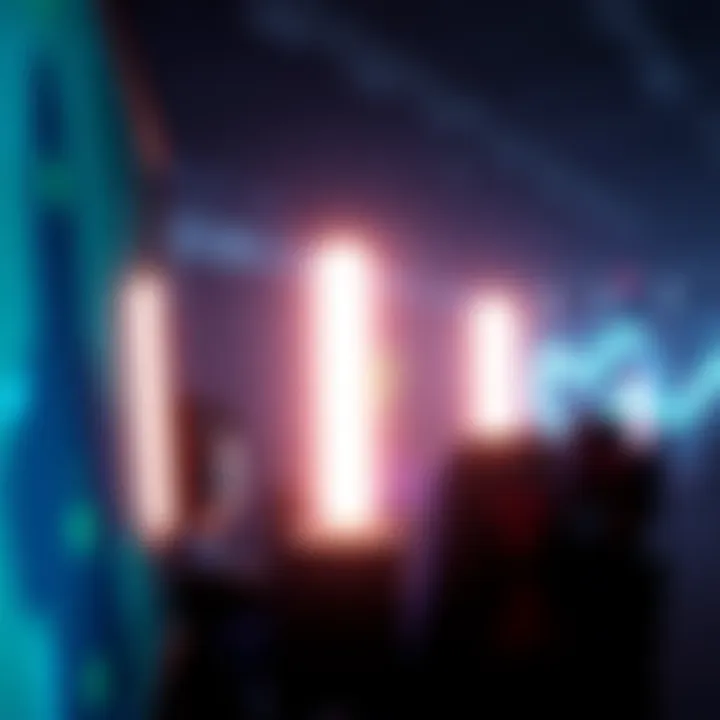 A gamer focused on the screen with two glowing lights beside them, representing teamwork in solo queue.