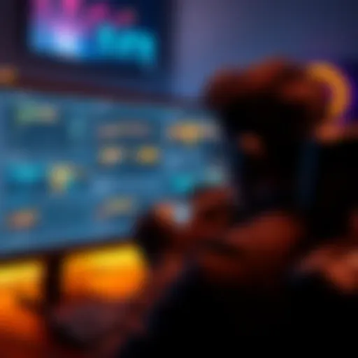 A player looking at a computer screen showing weapon schemas before and after a wipe in a game