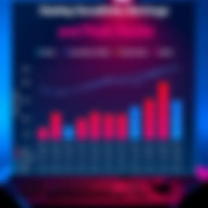 A chart showing different sensitivity settings used by competitive gamers and their corresponding performance metrics, visually comparing peak ranks