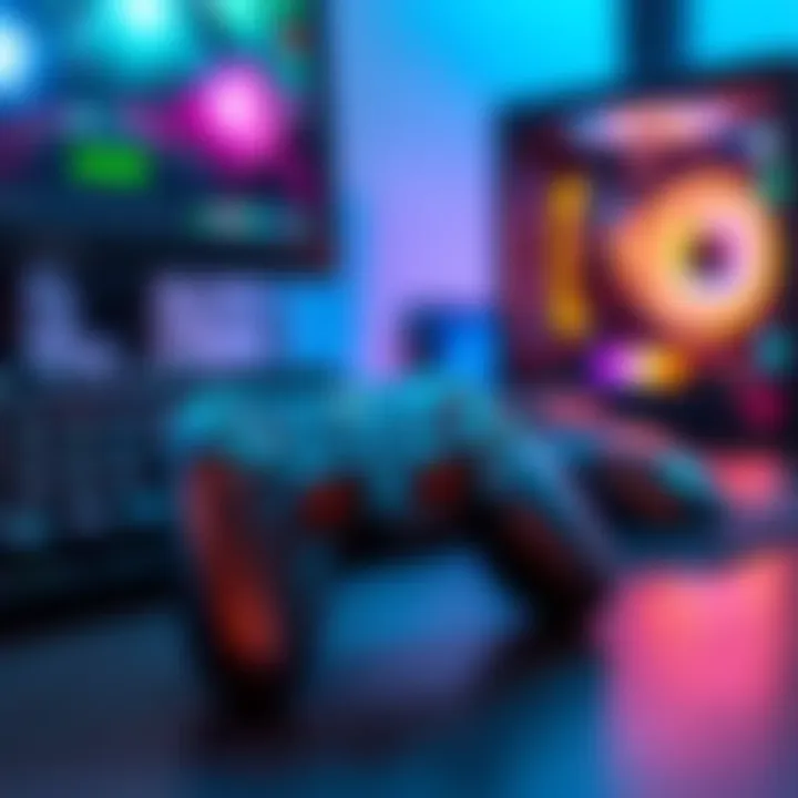 A PC gaming setup showcasing a controller next to a keyboard and mouse, emphasizing control options for Sifu.