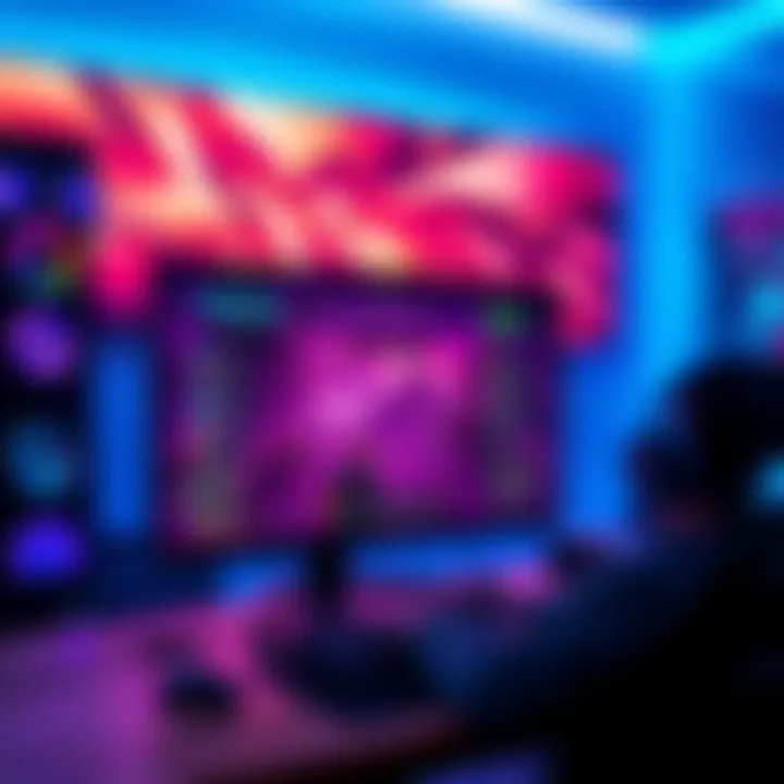 A gaming monitor displaying a game with no FPS or memory counters visible, focusing on the gameplay.