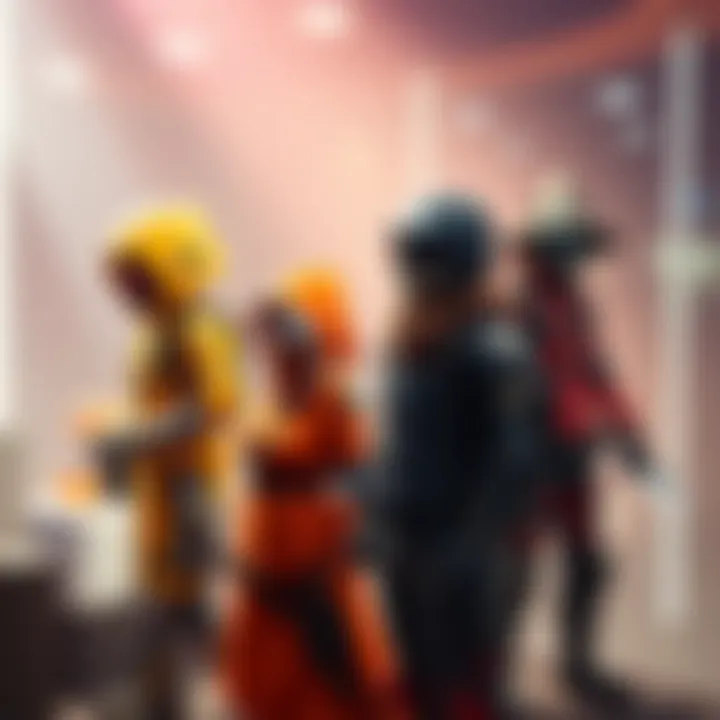 A colorful selection of gaming skins and companions on display, showcasing various designs and styles, aimed at gamers looking for budget-friendly options.