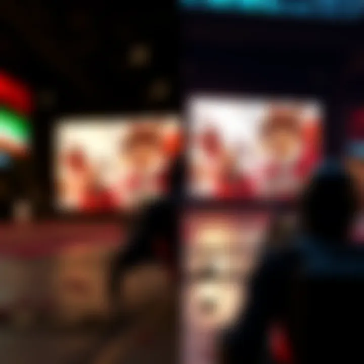 A side-by-side comparison of video game graphics with and without film grain effect, showing clearer visuals without grain
