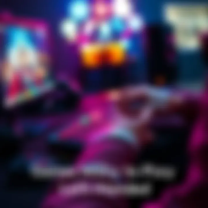 Gaming with One Hand A person playing video games using only their left hand on a keyboard, with bandaged wrist visible.