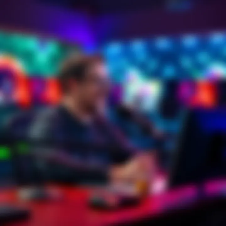 Gary Whitta sitting at a desk with a microphone, smiling while discussing gaming topics