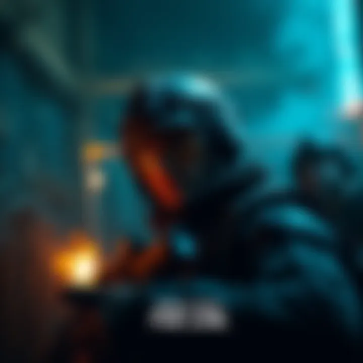 A dark scene from Spec Ops: The Line showing a soldier questioning reality amidst chaos.