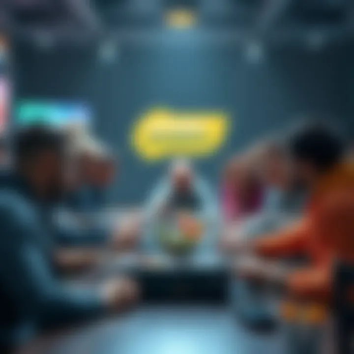 Gateway Games A group of people sharing their favorite video games at a table, showcasing various gaming genres and experiences.