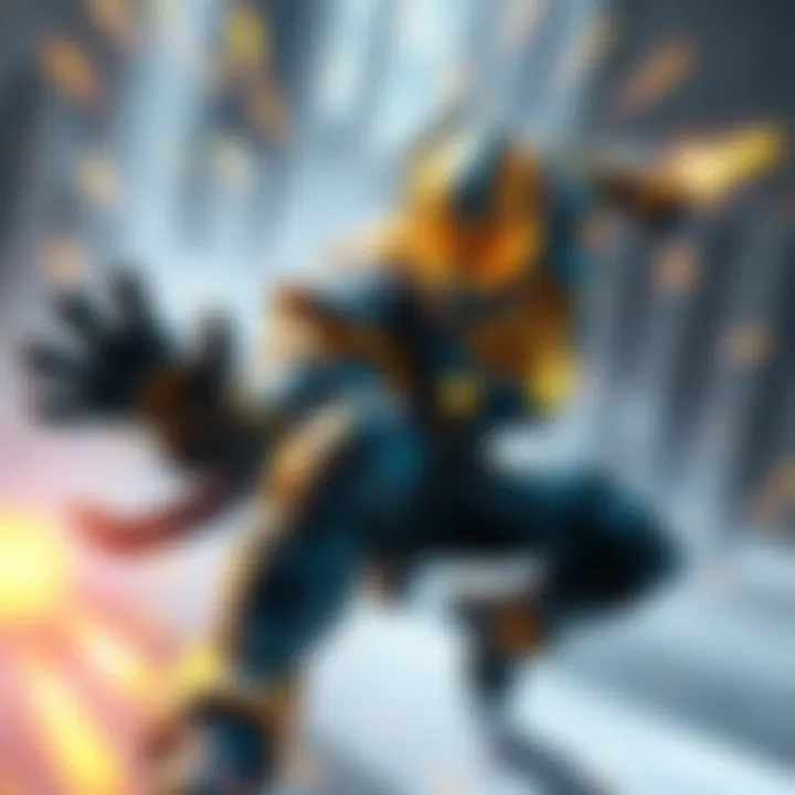 Gauss, the Warframe character, showcasing speed and energy effects during gameplay