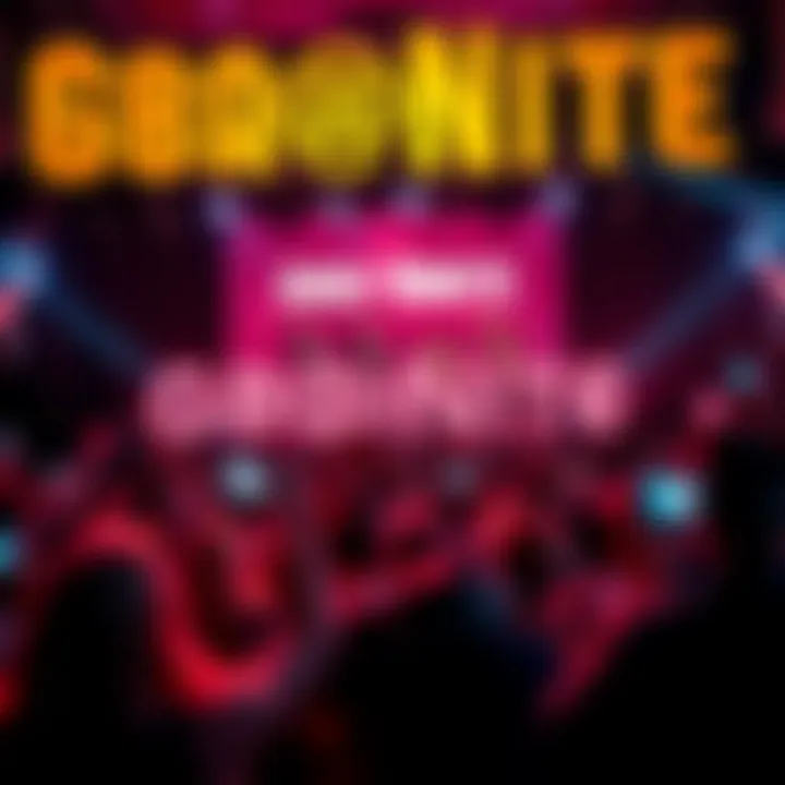 A lively scene from the final segment of GB@Nite with excited hosts and fans celebrating chaos and entertainment