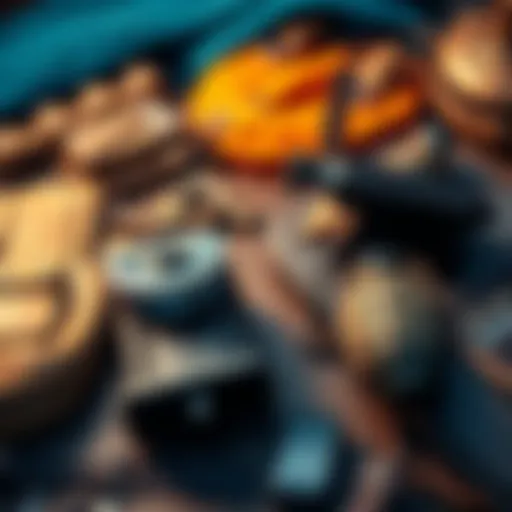 Gear Choices for Expedition A selection of gear options including Anvil and grenades laid out for players to choose from, representing important decisions for an upcoming expedition in Embark.