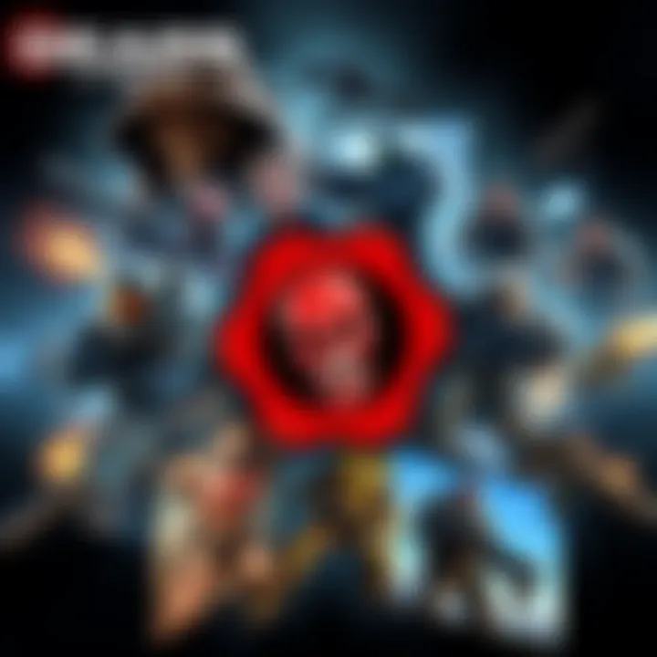 A collage of fan-made art representing various ideas for Gears of War DLC, including new characters, weapons, and gameplay features.