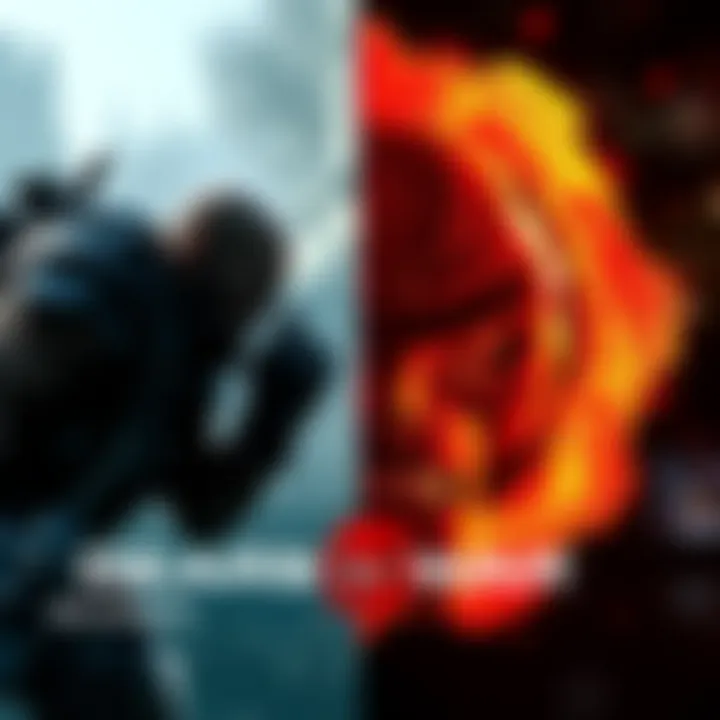 Side-by-side comparison of graphics from Gears of War Reloaded and Ultimate Edition showing improved visuals and cutscenes