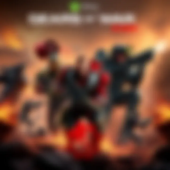 A dynamic scene showcasing iconic characters from Gears of War in battle, reflecting the original game's style and atmosphere.