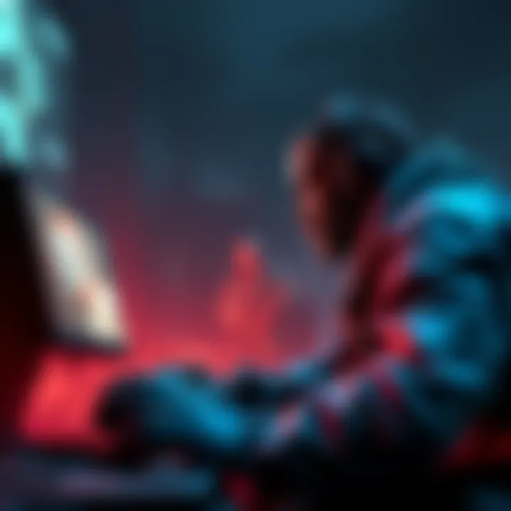 A gamer using an Xbox 360 emulator to play Gears of War Judgment on a PC