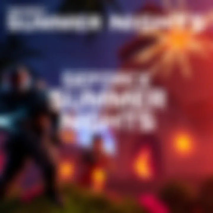 Celebration banner for the GeForce Summer Nights event featuring Gears of War: E-Day and a $40 Steam card giveaway.
