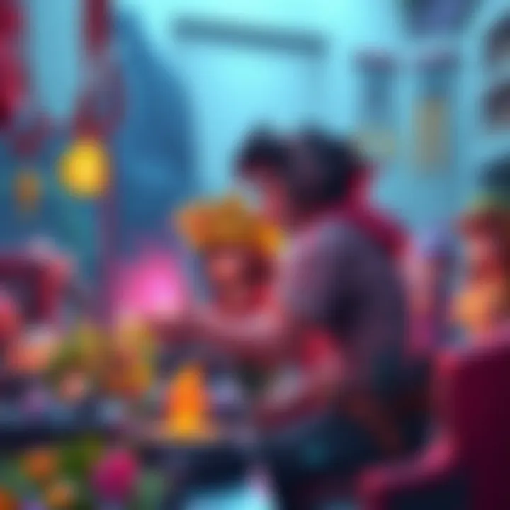 A player setting up a Gem Farm with characters and auto-clicking tools, looking frustrated at the low gem collection after nine days.