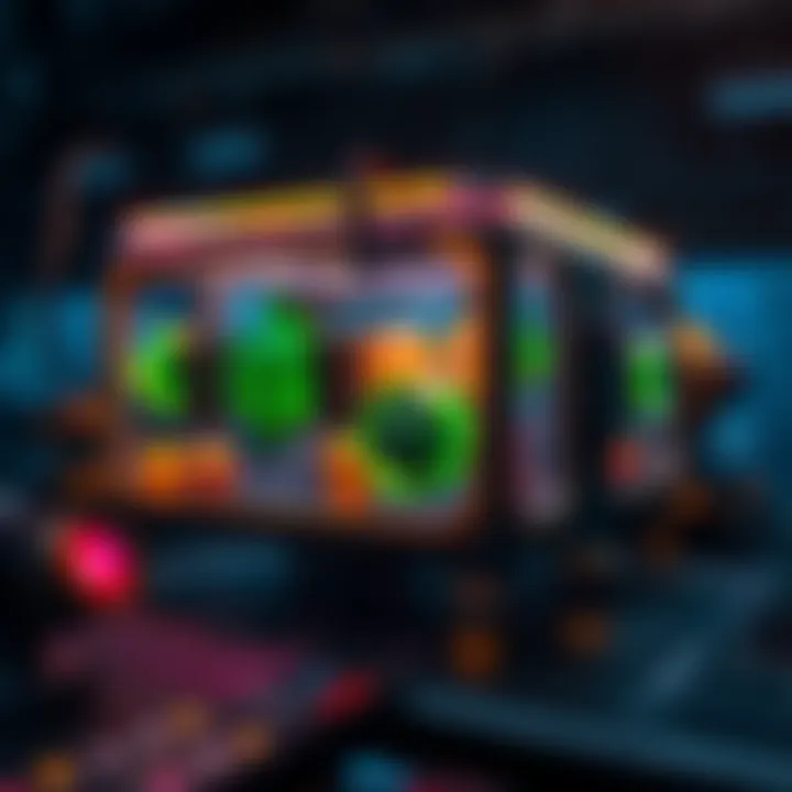 Gem Farm Setup A screenshot showing a faulty gem farm setup with champions misconfigured, affecting automation workflow